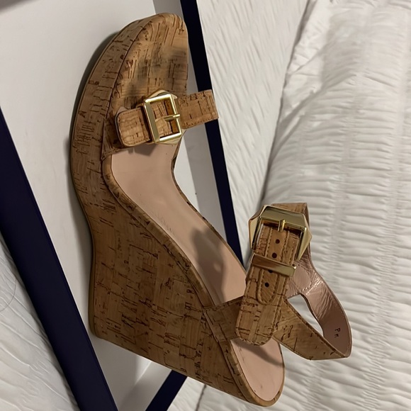 Stuart Weitzman Twofer Natural cork wedges - Picture 2 of 7